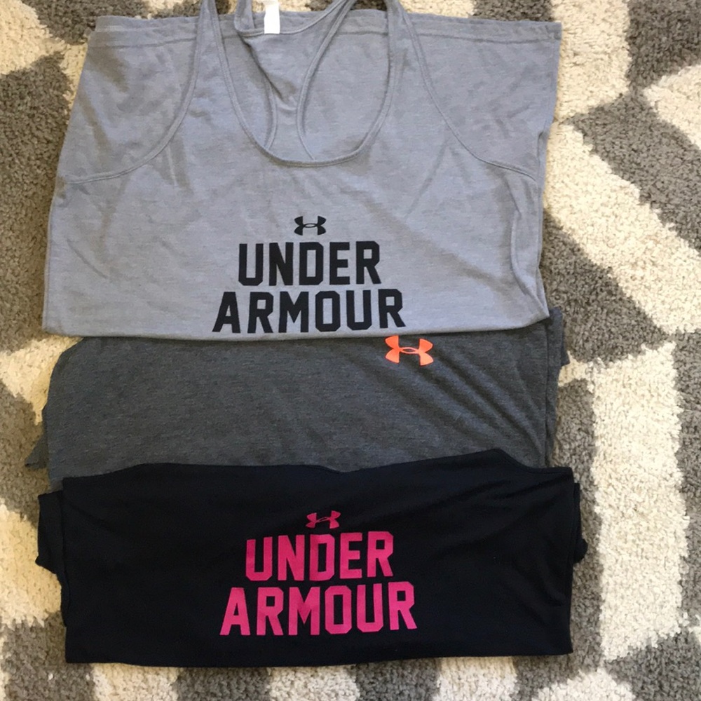 SET OF 3! Under Armour tanks
